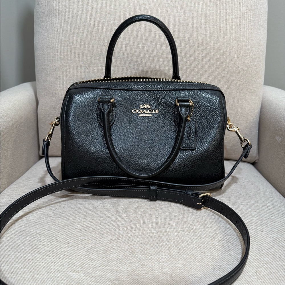 Coach Rowan Leather Satchel